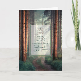 100th Birthday and Still Inspiring Hearts and Mind Kaart