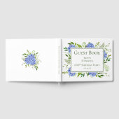 100th Birthday Blue Hydrangeas Gastenboek (Volledig)