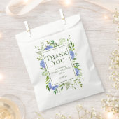 100th Birthday Blue Hydrangeas Hartelijk dank Bedankzakje (Geknipt)