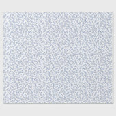 100th Birthday Blue/White Random Number Pattern Cadeaupapier (Vlak)
