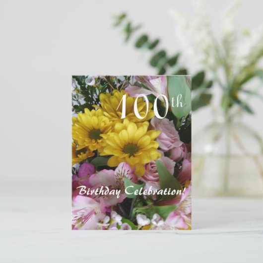 100th Birthday Celebration! Kaart (Staand voorkant)