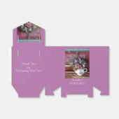 100th Birthday Favor Box, theepot Bedankdoosjes (Uitgevouwen)