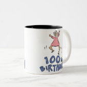 100th Birthday Gifts Mok (Voorkant rechts)