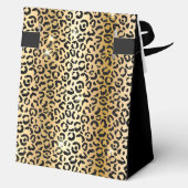100th Birthday Gold Leopard Print Thank You Bedankdoosjes (Achterkant)