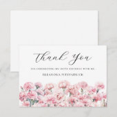 100th Birthday Holly January Birth Flower Custom Bedankkaart (Voorkant / Achterkant)