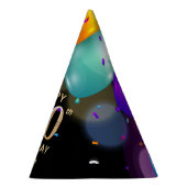 100th Birthday Party Black and Gold Party Pet Feesthoedjes (Rechts)