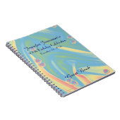 100th Birthday Party Guest Book, Blue, Hearts Notitieboek (Rechterzijde)