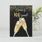 100th Birthday party Kaart