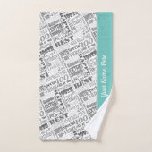 100th Birthday Party Personalized Gifts Special Bad Handdoek (Handdoek)