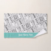 100th Birthday Party Personalized Gifts Special Bad Handdoek (Handdoek)