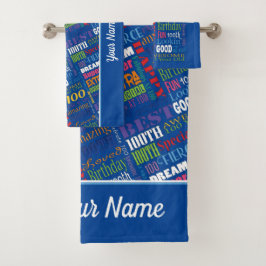 100th Birthday Party Personalized Gifts Special Bad Handdoek