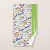 100th Birthday Party Personalized Gifts Special Bad Handdoek (Handdoek)