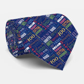 100th Birthday Party Personalized Gifts Special Stropdas (Opgerold)