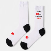 100th Birthday Socks Men Funny Sokken (Links)