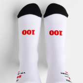 100th Birthday Socks Men Funny Sokken (Top)