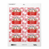 100th Birthday Sticker Labels - Eenvoudig aan te p (Full Sheet)