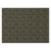 100th Birthday Theme, Black and Gold Centenarian Tafelkleed (Voorkant (Horizontaal))