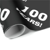 100th Birthday wrapping paper Cadeaupapier (Rol Hoek)