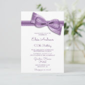 100th Centenarian Bow & Ribbon Birthday Kaart (Staand voorkant)