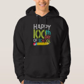 100th Day Gift Student Kids Happy 100 Days Of Scho Hoodie (Voorkant)
