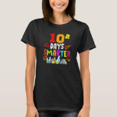 100th Day Math 10 Squared Teacher Student 100 Days T-shirt (Voorkant)
