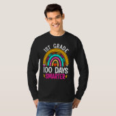 100th Day Of 1st Grade Teacher Kids 100 Days Smart T-shirt (Voorkant volledig)