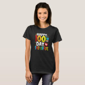 100th Day of 2nd Grade Teachers Kids Students Happ T-shirt (Voorkant volledig)