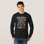 100th Day of First Grade Teachers Kids Child Happy T-shirt (Voorkant volledig)