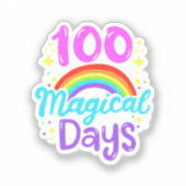 100th Day of School 100 Days 35 Sticker (Voorkant)
