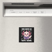 100th Day Of School 100 Days Is Alotl School Axolo Magneet (Insitu (Vaatwasser))