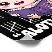 100th Day Of School 100 Days Is Alotl School Axolo Poster (Hoek)