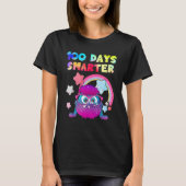 100th Day of School 100 days smarter cute Monster T-shirt (Voorkant)