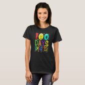 100th Day Of School 100 Days Smarter Teacher Stude T-shirt (Voorkant volledig)