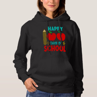 100th Day Of School 100 Days Teacher Students Boys Hoodie