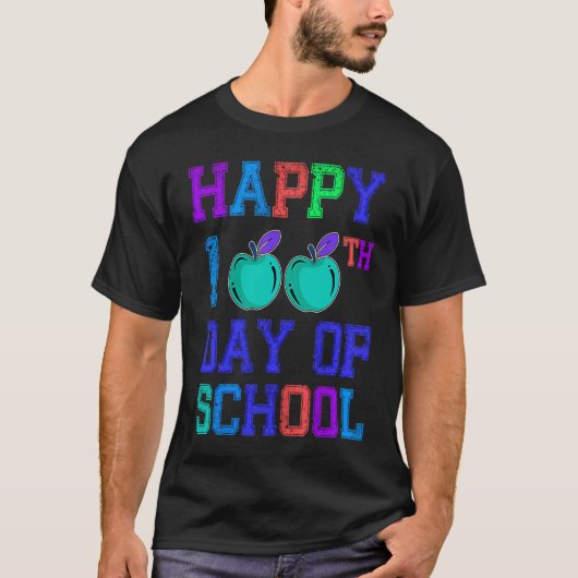 100th Day Of School 100 Days Teacher Students Boys T-shirt (Voorkant)