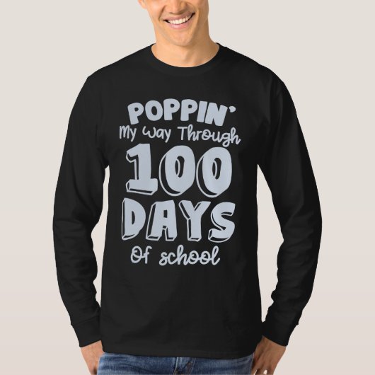 100th Day Of School 100 Days Teacher Students Boys T-shirt (Voorkant)