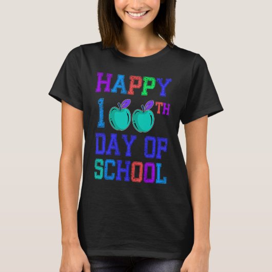 100th Day Of School 100 Days Teacher Students Boys T-shirt (Voorkant)