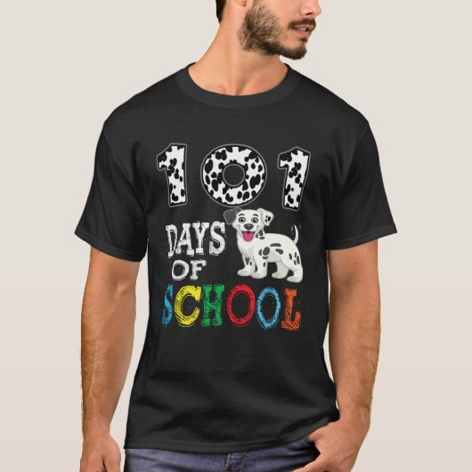 100th Day Of School 101 Days Smarter 100 for Boys T-shirt (Voorkant)
