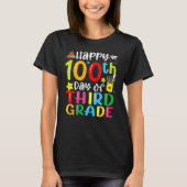 100th Day Of School 3rd Third Grade Teacher Studen T-shirt (Voorkant)