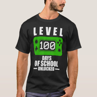 100th Day of School Boys 100 Days of School Gaming T-shirt