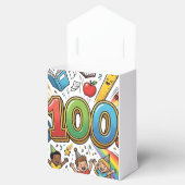 100th Day of School Colorful Celebration Design –  Bedankdoosjes (Geopend)