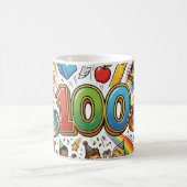 100th Day of School Colorful Celebration Design –  Koffiemok (Center)