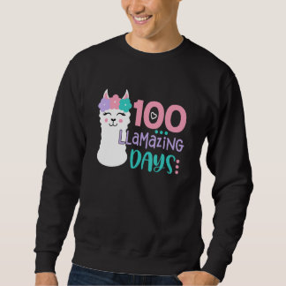 100th Day Of School Colourful Llama Happy 100 Llam Trui