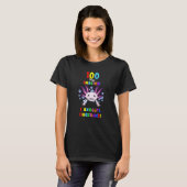100th Day Of School First 100 Days Smarter Axolotl T-shirt (Voorkant volledig)