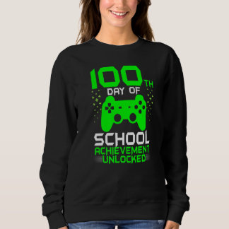 100th Day of School Gamer Teachers Kids Happy 100  Trui