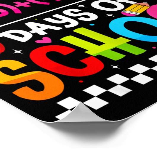 100th Day Of School Happy 100 Days Math Equation T Poster (Hoek)