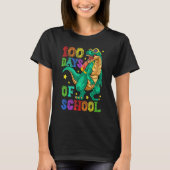 100th Day Of School Happy 100 Days Of School Dinos T-shirt (Voorkant)