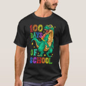 100th Day Of School Happy 100 Days Of School Dinos T-shirt (Voorkant)