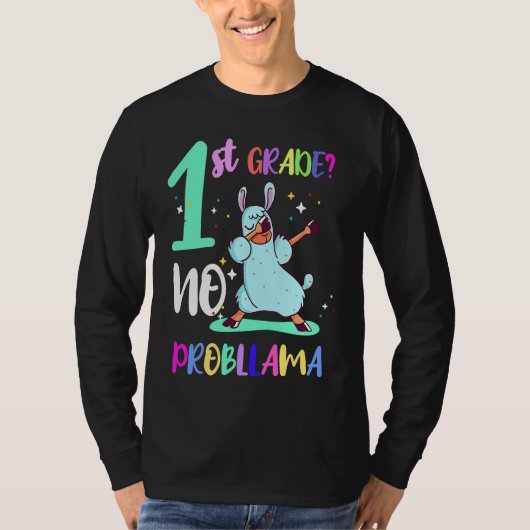 100th day of school llama for child t-shirt (Voorkant)