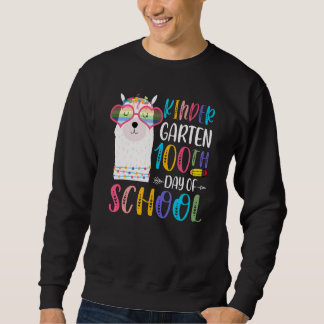 100th day of School No Prob Llama 100 Days Of Kind Trui